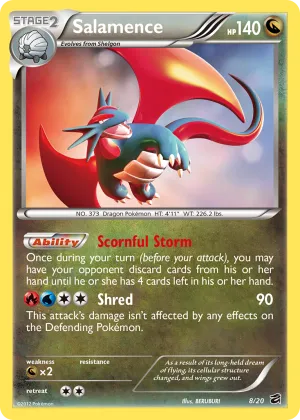 Salamence Pokémon Dragon Vault #8 Holo