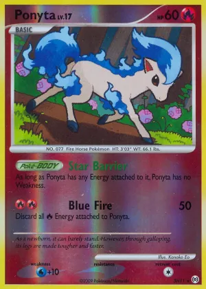 Ponyta Pokémon Arceus #SH11 Reverse Holo