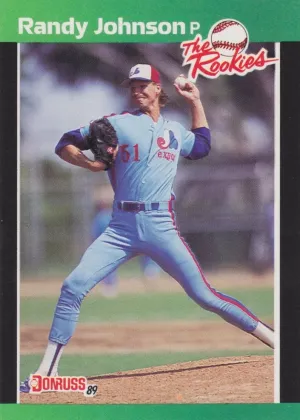 Randy Johnson 1989 Donruss The Rookies Baseball #43