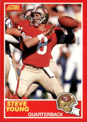 Steve Young 1989 Score Football #212
