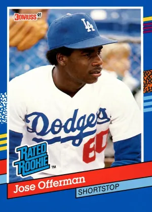 Jose Offerman 1991 Donruss Baseball #33