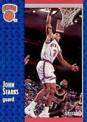 John Starks 1991 Fleer Basketball #330