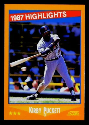 Kirby Puckett 1988 Score Highlights Baseball #653