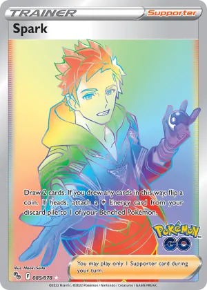 Spark Pokémon Pokémon GO #85 Holo