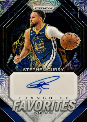 Stephen Curry 2023 Panini Prizm Franchise Favorites Signatures Basketball Mojo #FF-CUR