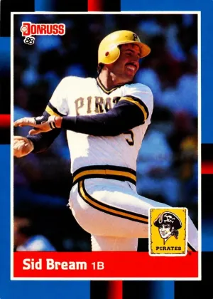 Sid Bream 1988 Donruss Baseball #188