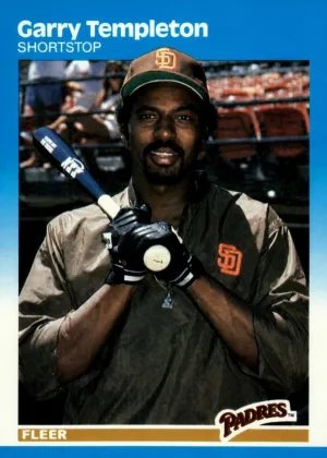Garry Templeton 1987 Fleer Baseball #432