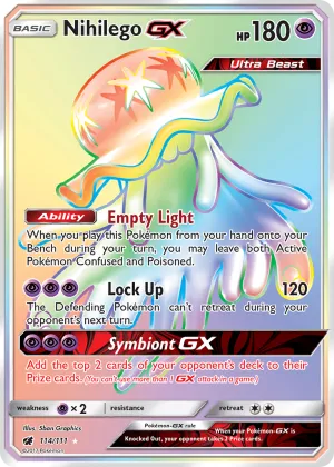 Nihilego-GX Pokémon Crimson Invasion #114 Holo