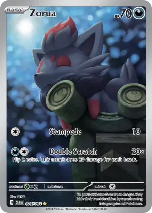Zorua Pokémon Shrouded Fable #75 Holo