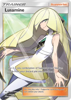 Lusamine Pokémon Crimson Invasion #110 Holo