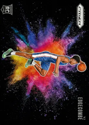 VJ Edgecombe 2025 Panini Prizm Black Colorblast Basketball #4