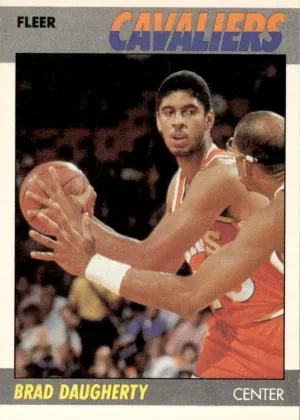 Brad Daugherty 1987 Fleer Basketball #25