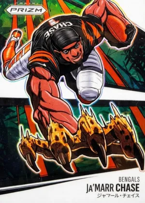 Ja'Marr Chase 2025 Panini Prizm Manga Vertical Football #8