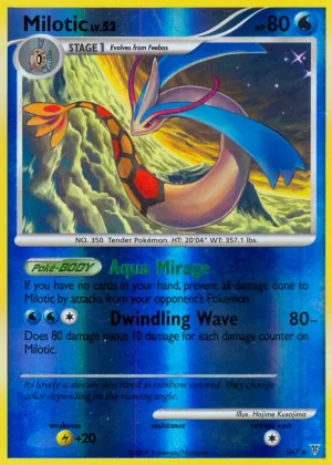 Milotic Pokémon Supreme Victors #SH7 Reverse Holo