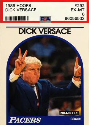 Dick Versace 1989 Hoops Basketball #292
