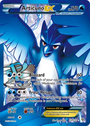 Articuno-EX Pokémon Plasma Storm #132 Holo