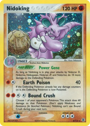 Nidoking Pokémon FireRed & LeafGreen #8 Holo