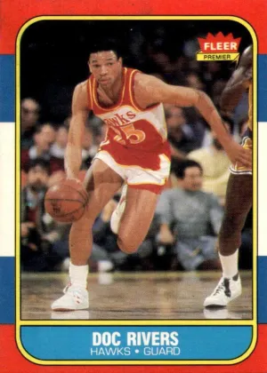 Doc Rivers 1986 Fleer Basketball #91