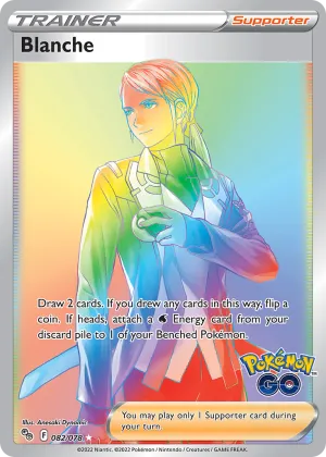 Blanche Pokémon Pokémon GO #82 Holo