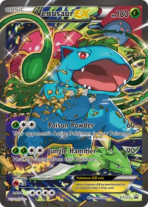 Venusaur-EX Pokémon XY Black Star Promos #XY123 Holo