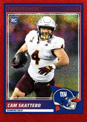 Cam Skattebo 2025 Panini Score Football Dots Red #1
