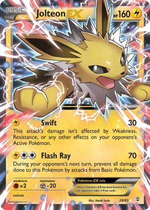 Jolteon-EX Pokémon Generations #28 Holo