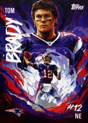 Tom Brady 2025 Topps Chrome Ultra Violet Football #UV-6