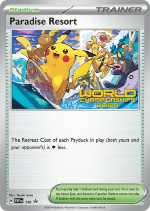 Paradise Resort Pokémon Scarlet & Violet Black Star Promos #150