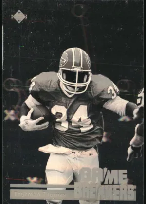 Thurman Thomas 1991 Upper Deck Game Breakers Football #GB2