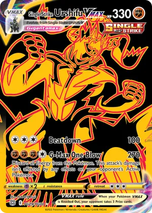 Single Strike Urshifu VMAX Pokémon Brilliant Stars Trainer Gallery #TG29 Holo