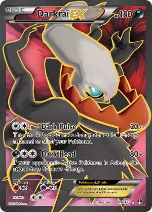Darkrai-EX Pokémon BREAKpoint #118 Holo