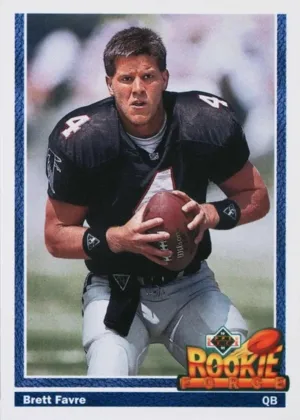 Brett Favre 1991 Upper Deck Rookie Force Football #647