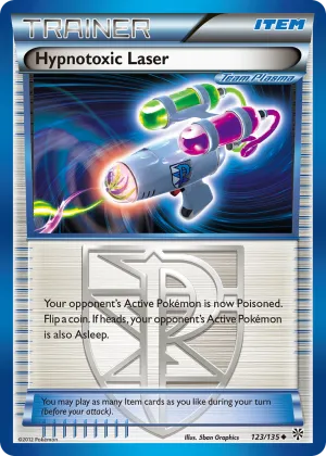 Hypnotoxic Laser Pokémon Plasma Storm #123 Reverse Holo