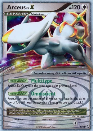 Arceus LV.X Pokémon DP Black Star Promos #DP53 Holo