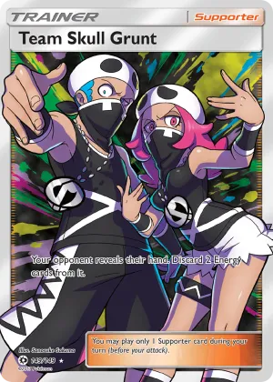 Team Skull Grunt Pokémon Sun & Moon #149 Holo