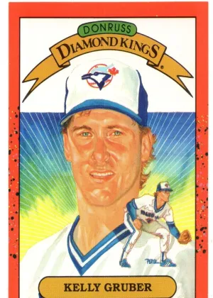 Kelly Gruber 1990 Donruss Diamond Kings Baseball #12