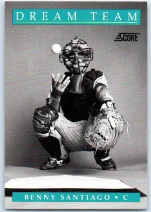 Benny Santiago 1991 Score Dream Team Baseball #893