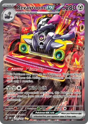 Revavroom ex Pokémon Obsidian Flames #224 Holo