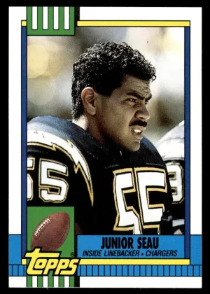 Junior Seau 1990 Topps Football Traded #28T