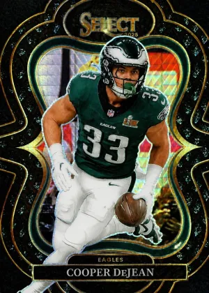 Cooper DeJean 2025 Panini Select Suite Level Football Black Dragon Scale #392