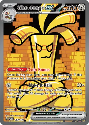 Gholdengo ex Pokémon Paradox Rift #252 Holo