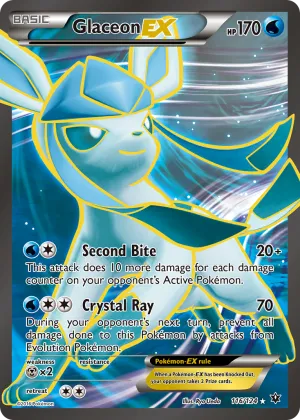 Glaceon-EX Pokémon Fates Collide #116 Holo