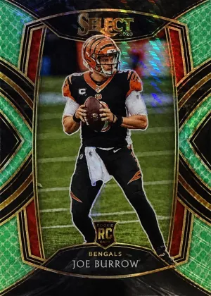 Joe Burrow 2020 Panini Select Club Level Football Dragon Scale #246