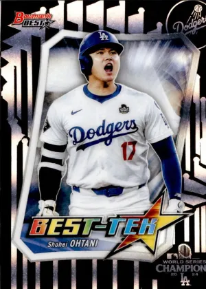 Shohei Ohtani 2025 Bowman's Best Tek Baseball Red #BT-28