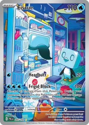 Eiscue Pokémon Paldea Evolved #205 Holo