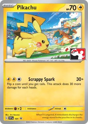 Pikachu Pokémon Scarlet & Violet Black Star Promos #101