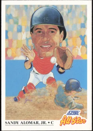 Sandy Alomar Jr. 1991 Score All Star Baseball #400