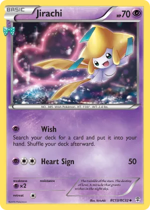 Jirachi Pokémon Generations #RC13 Holo