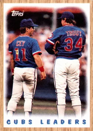 Cubs Leaders 1987 Topps Baseball #581