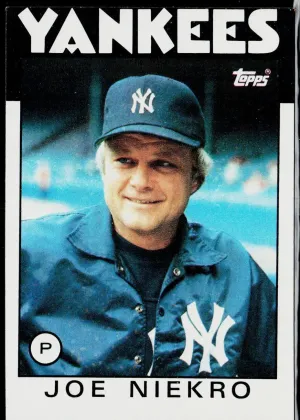 Joe Niekro 1986 Topps Baseball #135
